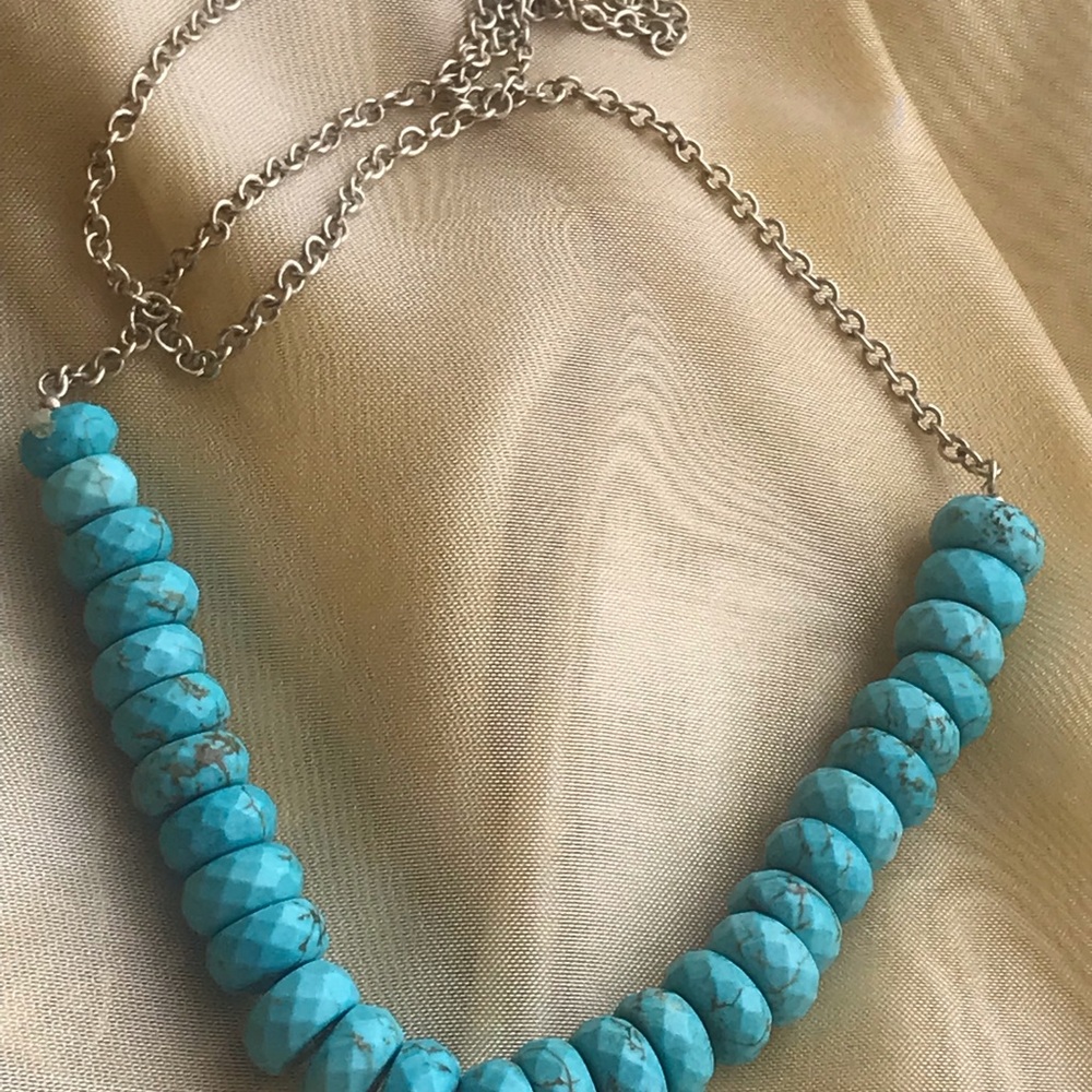 925 sterling silver and turquoise necklace
